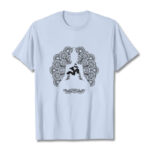 Buddha Stones Pure Color Mandala Om Symbol Pattern Tee T-shirt - LightCyan - 2XL - image 19
