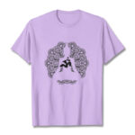 Buddha Stones Pure Color Mandala Om Symbol Pattern Tee T-shirt - Plum - 2XL - image 17