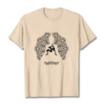 Buddha Stones Pure Color Mandala Om Symbol Pattern Tee T-shirt - Bisque - 2XL - image 9