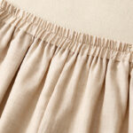 Buddha Stones Frog-Button Hem Slit Design Women's Wide Leg Cotton Linen Pants With Pockets - image 3