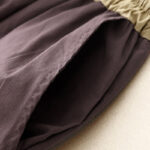 Buddha Stones Artistic Color Contrast Drawstring Women's Wide Leg Pants With Pockets - image 22