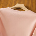 Buddha Stones Casual Embroidery Pleated Buttons Long Lantern Sleeve Women's Cotton Shirt - image 13