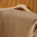 Buddha Stones Casual Plain Buttons Half Sleeve Women's Cotton Linen Shirt With Pocket - image 29