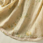 Buddha Stones Casual Printing Frog-Buttons Lapel Half Sleeve Women's Cotton Shirt - image 22