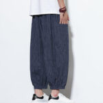 Buddha Stones Casual Striped Men's Cotton 7-8 Length Harem Pants With Pockets - image 41