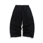 Buddha Stones Casual Loose Frog-Button Plain Men's Cotton Linen 7-8 Length Pants With Pockets - image 13