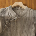 Buddha Stones Retro Frog-Button Design Women's Cotton Sleeveless Vest - image 20