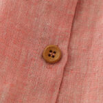 Buddha Stones Casual Plain Buttons Women's Cotton Linen Half Sleeve Shirt - image 14