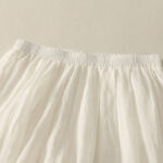 Buddha Stones 7-8 Length Elastic Waist Women's Wide Leg Cotton Linen Pants With Pockets - image 15