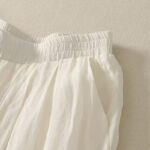Buddha Stones 7-8 Length Elastic Waist Women's Wide Leg Cotton Linen Pants With Pockets - image 14