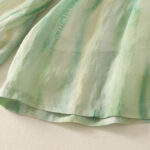 Buddha Stones 7-8 Length Elastic Waist Women's Wide Leg Cotton Linen Pants With Pockets - image 7