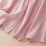 Buddha Stones Summer Elastic Waist Women's Capri Cropped Wide Leg Pants With Pockets - image 9