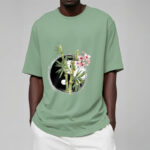 Buddha Stones Yin Yang Bamboo Peach Blossoms Pattern Tee T-shirt - image 16