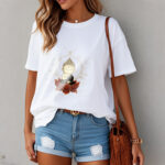 Buddha Stones Serene Sitting Buddha Lotus Pattern Tee T-shirt - image 10