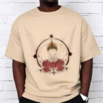 Buddha Stones Joyful Buddha Lotus Mandala Pattern Tee T-shirt - image 10
