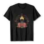 Buddha Stones Joyful Buddha Lotus Mandala Pattern Tee T-shirt - Black - 2XL - image 5