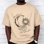 Buddha Stones Sun Moon Lotus Flower Pattern Tee T-shirt - image 12