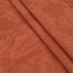 Buddha Stones Summer Jacquard Drawstring Pleated Design Cotton Linen Midi Dress With Pockets - image 3