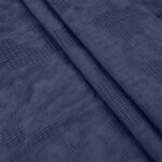 Buddha Stones Summer Jacquard Drawstring Pleated Design Cotton Linen Midi Dress With Pockets - image 15