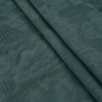 Buddha Stones Summer Jacquard Drawstring Pleated Design Cotton Linen Midi Dress With Pockets - image 6