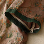 Buddha Stones Retro Embroidery Frog-Button Cotton Linen Cheongsam Midi Dress With Pockets - image 5