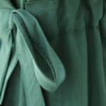 Buddha Stones Casual Pure Color Lace-Up Short Sleeve Cotton Linen Midi Dress With Pockets - image 10
