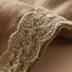 Buddha Stones Plain Lace Women's Harem Cotton Linen Pants With Pockets - image 2