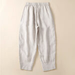 Buddha Stones Plain Lace Women's Harem Cotton Linen Pants With Pockets - image 12
