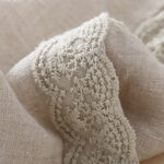 Buddha Stones Plain Lace Women's Harem Cotton Linen Pants With Pockets - image 17