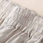 Buddha Stones Plain Lace Women's Harem Cotton Linen Pants With Pockets - image 18