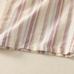 Buddha Stones Color Vertical Stripes Cotton Women's Wide Leg Pants With Pockets - image 5
