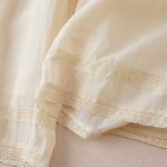Buddha Stones Casual Lining Design Cotton Women's 7-8 Length Wide Leg Pants With Pockets - image 7