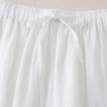 Buddha Stones Casual Lining Design Cotton Women's 7-8 Length Wide Leg Pants With Pockets - image 12