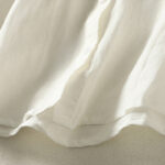 Buddha Stones Plain Single Breasted Women's Cotton Linen Shirt - image 14