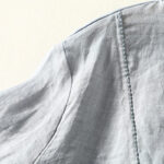 Buddha Stones Plain Single Breasted Women's Cotton Linen Shirt - image 21