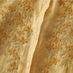 Buddha Stones Embroidery Flowers Single Breasted Women's Cotton Linen Shirt - image 14