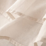 Buddha Stones Embroidery Crew Neck Pleats Women's Cotton Linen Half Sleeve T-shirt - image 7