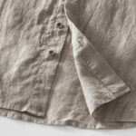 Buddha Stones Vintage Simple Buttons Design Men's Short Sleeve Cotton Linen Shirt With Pocket - image 19