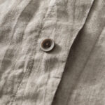 Buddha Stones Vintage Simple Buttons Design Men's Short Sleeve Cotton Linen Shirt With Pocket - image 18