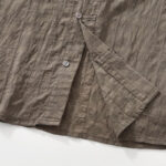 Buddha Stones Commute Plain Buttons Men's Short Sleeve Shirt With Pockets - image 22