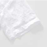 Buddha Stones Commute Plain Buttons Men's Short Sleeve Shirt With Pockets - image 15