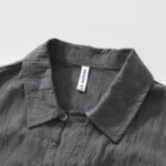 Buddha Stones Commute Plain Buttons Men's Short Sleeve Shirt With Pockets - image 4