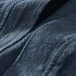 Buddha Stones Casual Pure Color Stand Collar Men's Long Sleeve Cotton Linen Shirt With Pockets - image 5