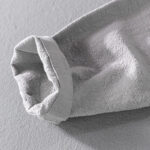 Buddha Stones Casual Pure Color Stand Collar Men's Long Sleeve Cotton Linen Shirt With Pockets - image 13