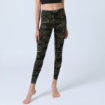 Buddha Stones Golden Clouds Print Gym Leggings Women's Yoga Pants - image 6