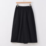 Buddha Stones Casual Plain Cotton High Waist Women's Wide Leg Capri Cropped Pants With Pockets - Black - US8-10，UK/AU12-14，EU40-42 (2XL) - image 21