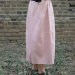 Buddha Stones Casual Plain Cotton High Waist Women's Wide Leg Capri Cropped Pants With Pockets - image 15