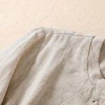Buddha Stones Women's Cotton Linen Stand Collar Long Sleeve Jacket With Pockets - image 7