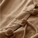 Buddha Stones Women's Cotton Linen Frog-Button Long Sleeve Jacket With Pockets - image 3