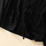 Buddha Stones Women's Cotton Linen Frog-Button Long Sleeve Jacket With Pockets - image 17